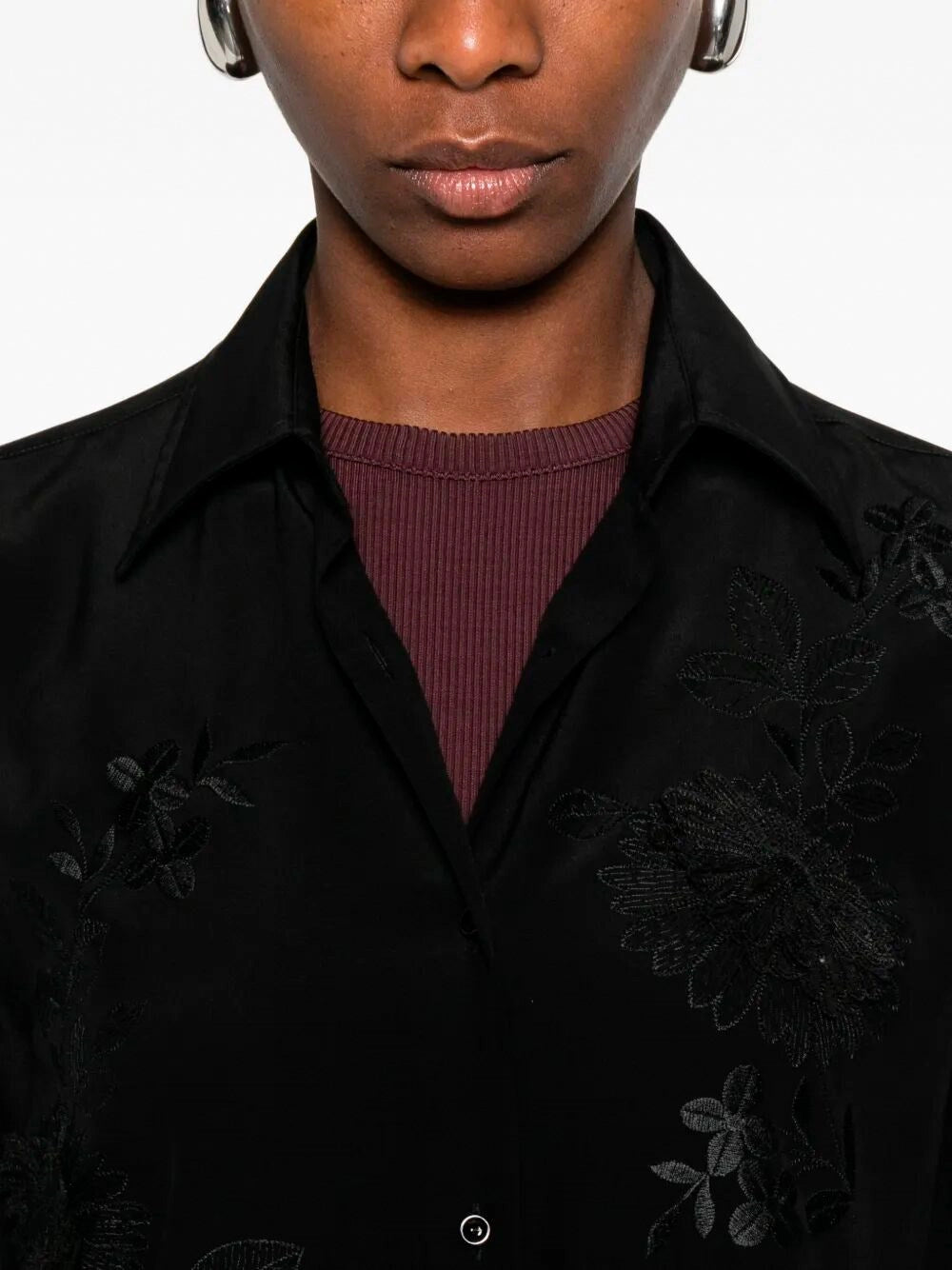 Ermanno Scervino Women Shirt With Embroidery ERMANO SCERVINO