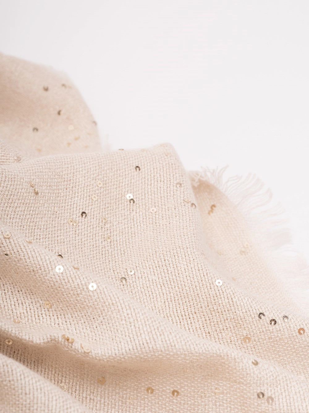 Brunello Cucinelli Women Cashmere And Silk `Diamond` Yarn Scarf BRUNELLO CUCINELLI
