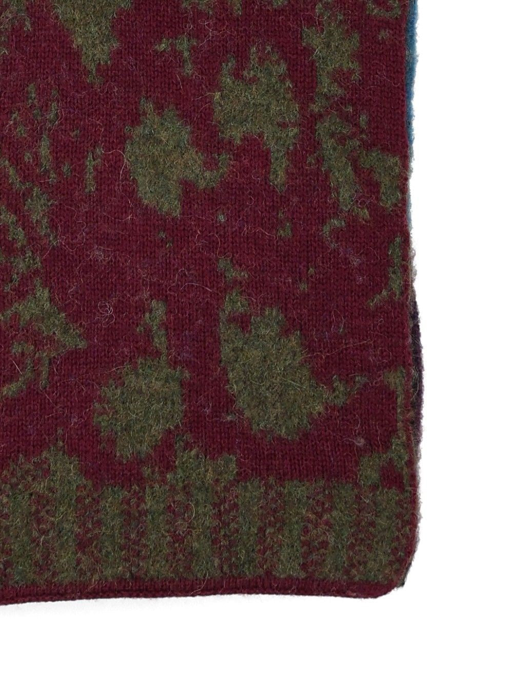 Dries Van Noten Men Long Wool And Alpaca Scarf DRIES VAN NOTEN