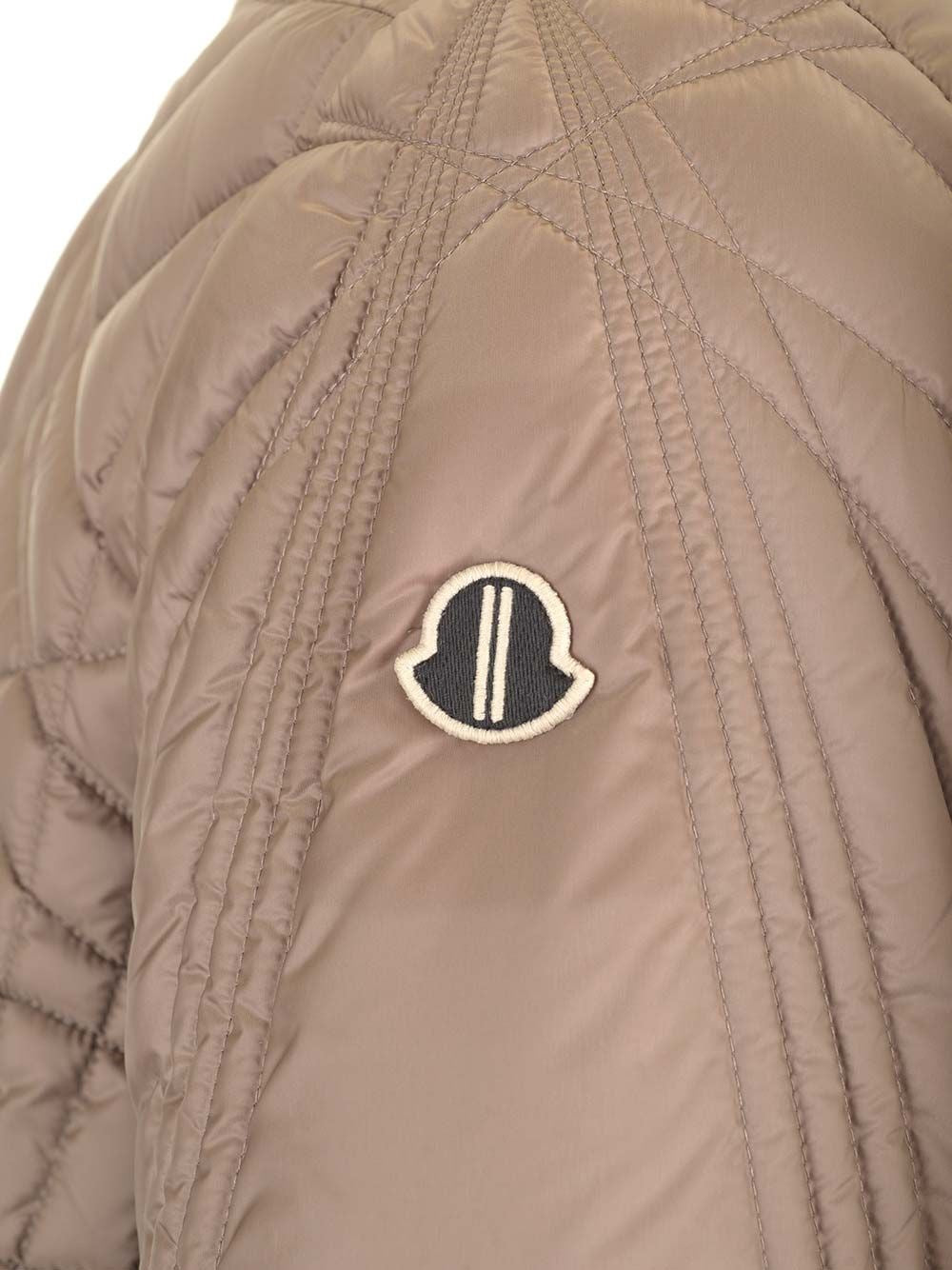 Moncler X Rick Owens Women "Megapenta" Padded Bomber Jacket MONCLER X RICK OWENS