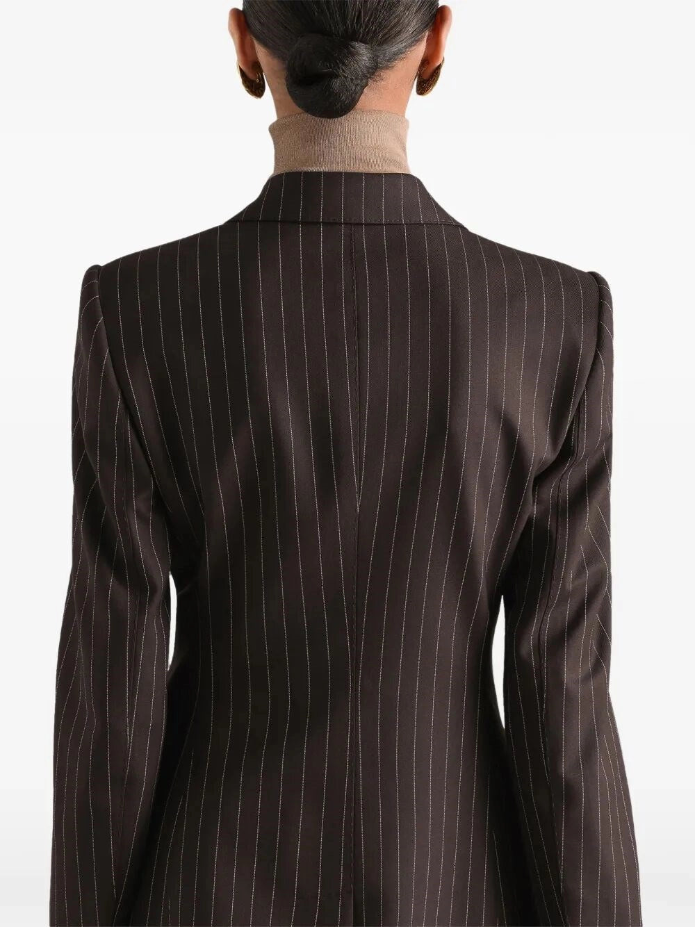 Dolce & Gabbana Women Double-Breasted Pinstripe Turlingon Blazer DOLCE & GABBANA