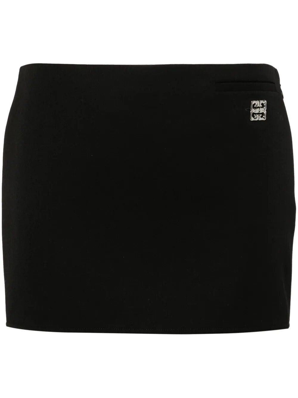 Givenchy Women Wool Mini Skirt GIVENCHY