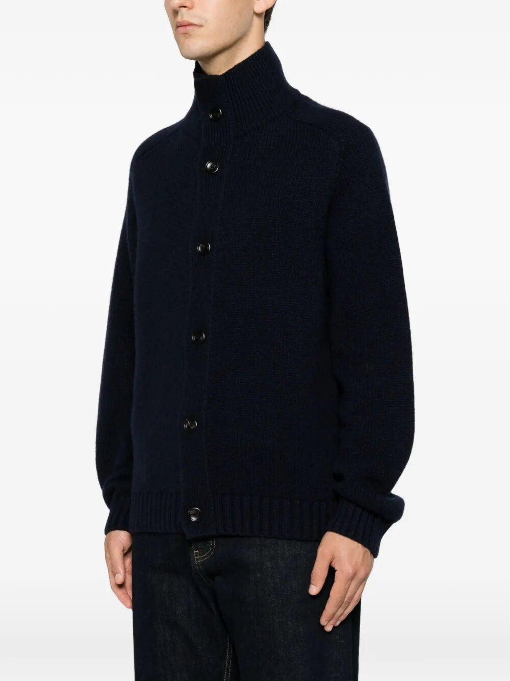 Tom Ford Men Coarsehair Cashmere Full Button Cardigan TOM FORD
