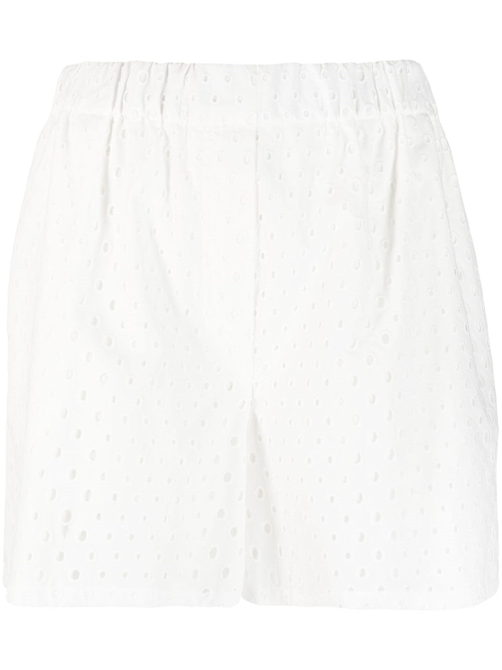 Kenzo Women White Broderie Anglaise Shorts KENZO