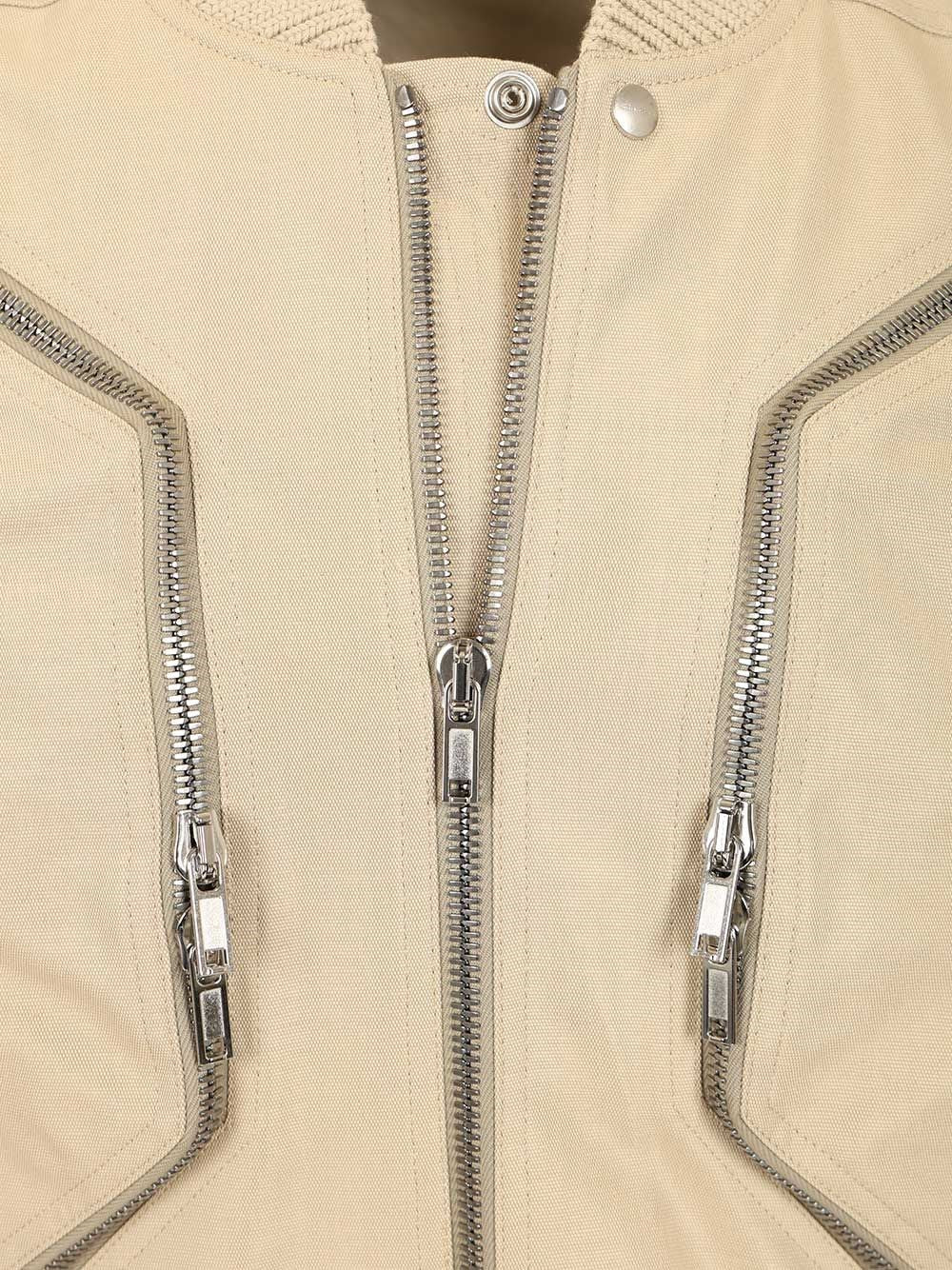 Rick Owens Men Heizer Flight Jacket In Organic Cotton RICK OWENS