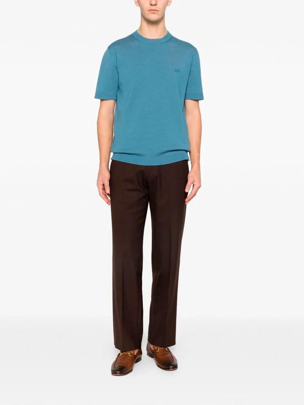 Gucci Men Short Sleeve Crew-Neck Sweater GUCCI