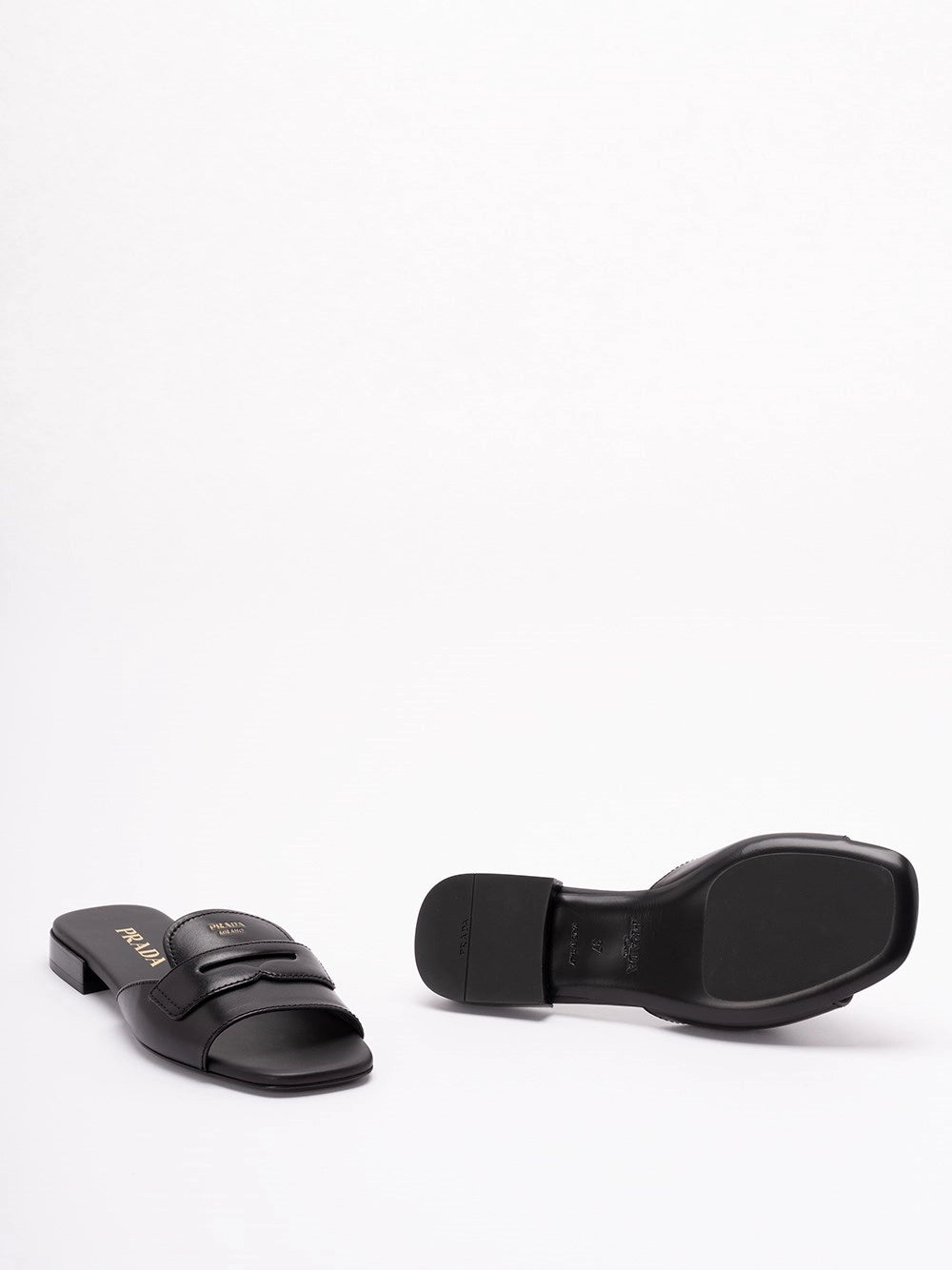 Prada Women Leather Slides PRADA