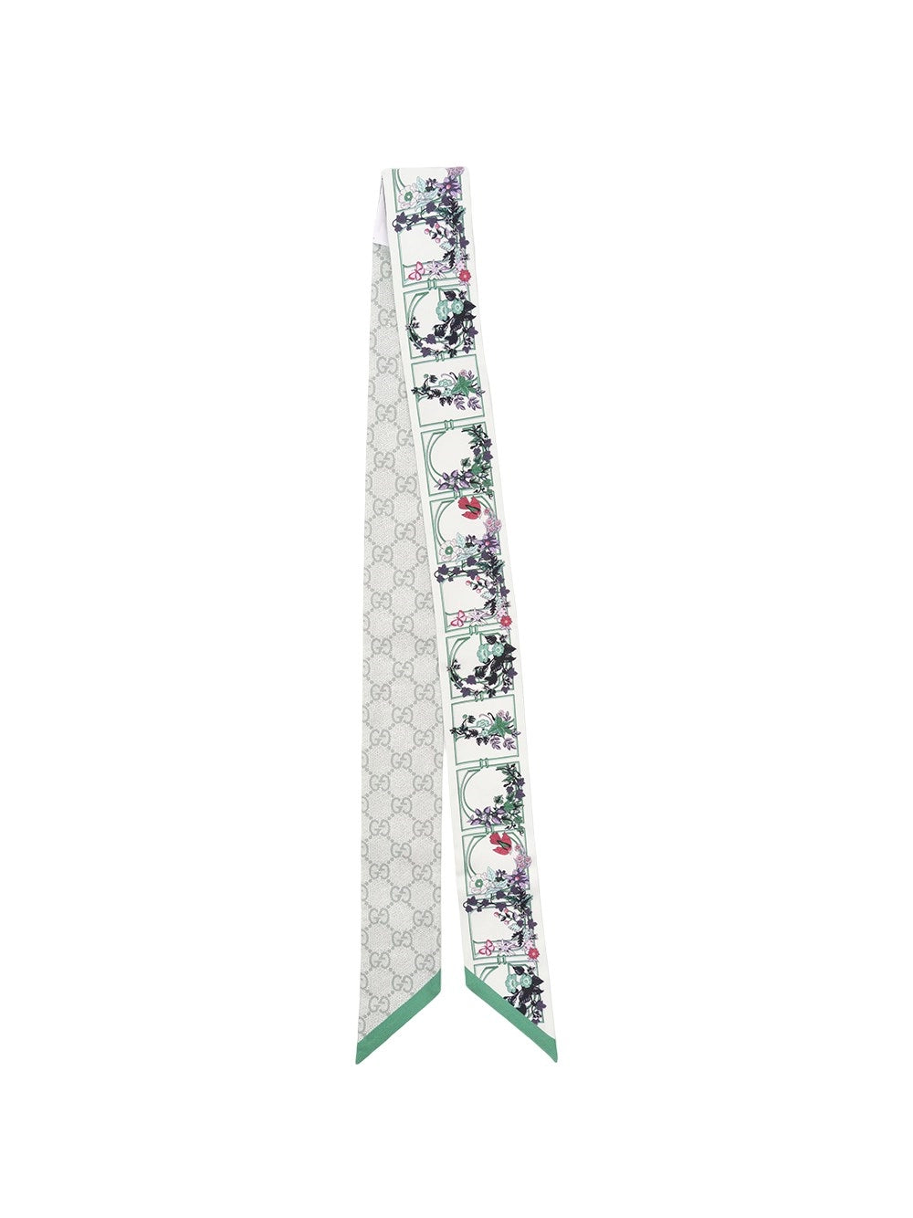 Gucci Women Printed Gg Silk Twill Jaquard Ribbon GUCCI
