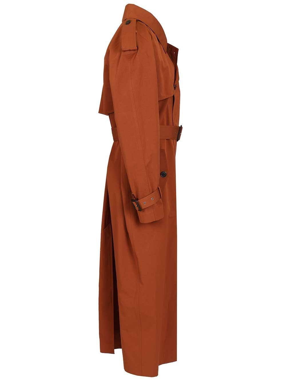 Saint Laurent Women Oversized Double-Breasted Trench Coat SAINT LAURENT