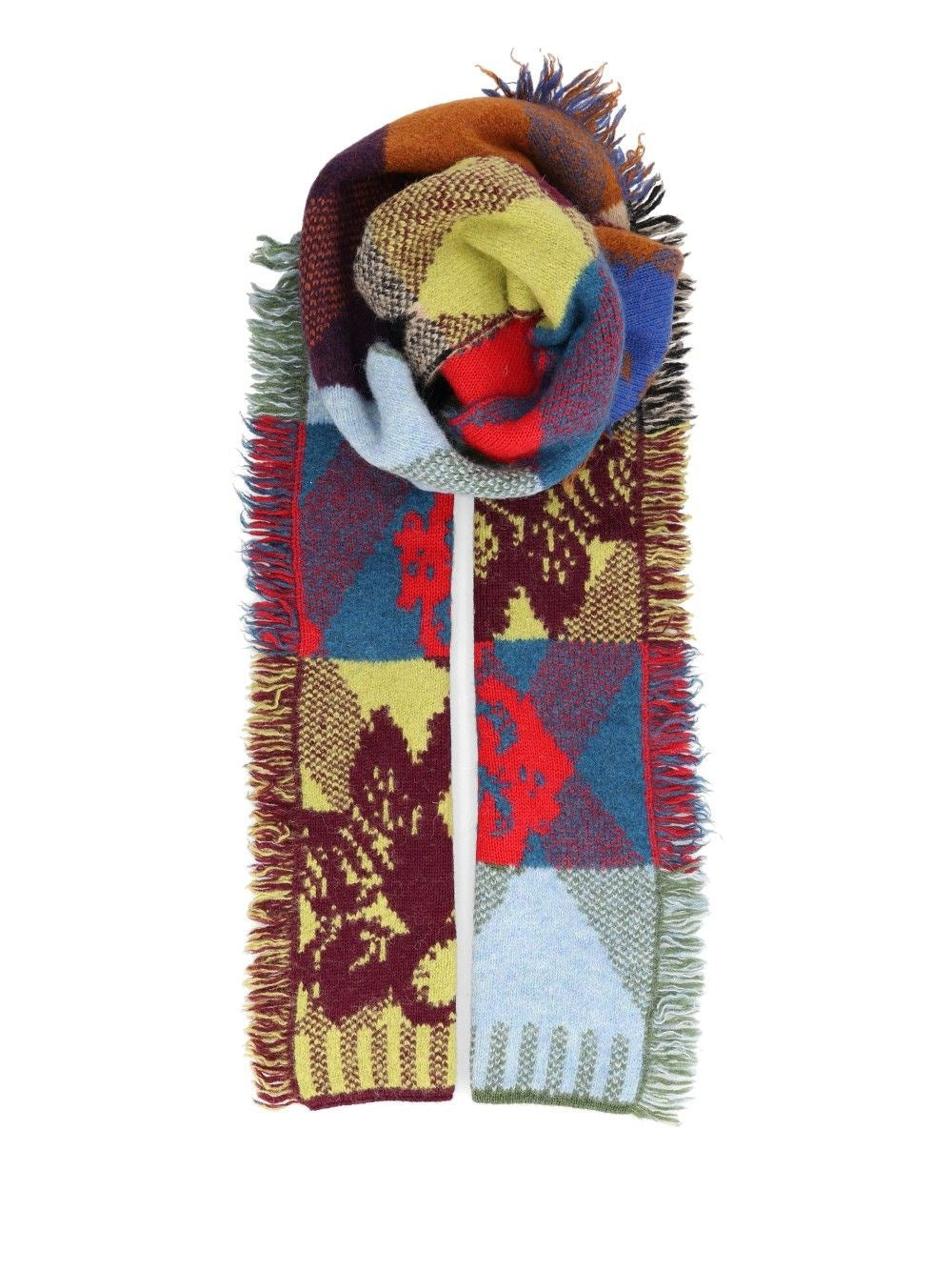 Dries Van Noten Men Long Wool And Alpaca Scarf DRIES VAN NOTEN