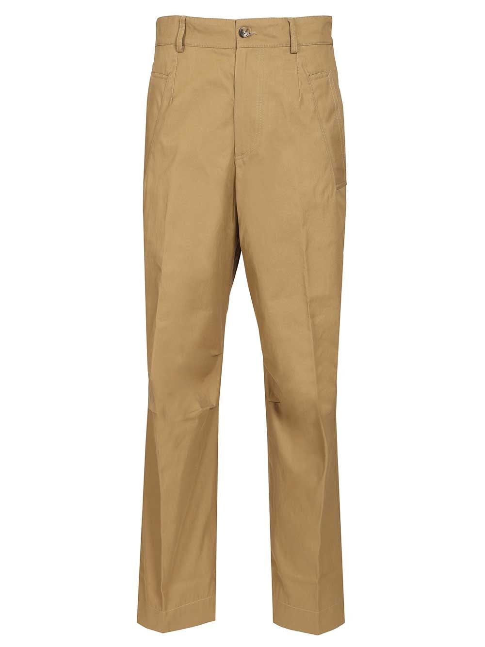 Dries Van Noten Men Cotton Twill Trousers DRIES VAN NOTEN