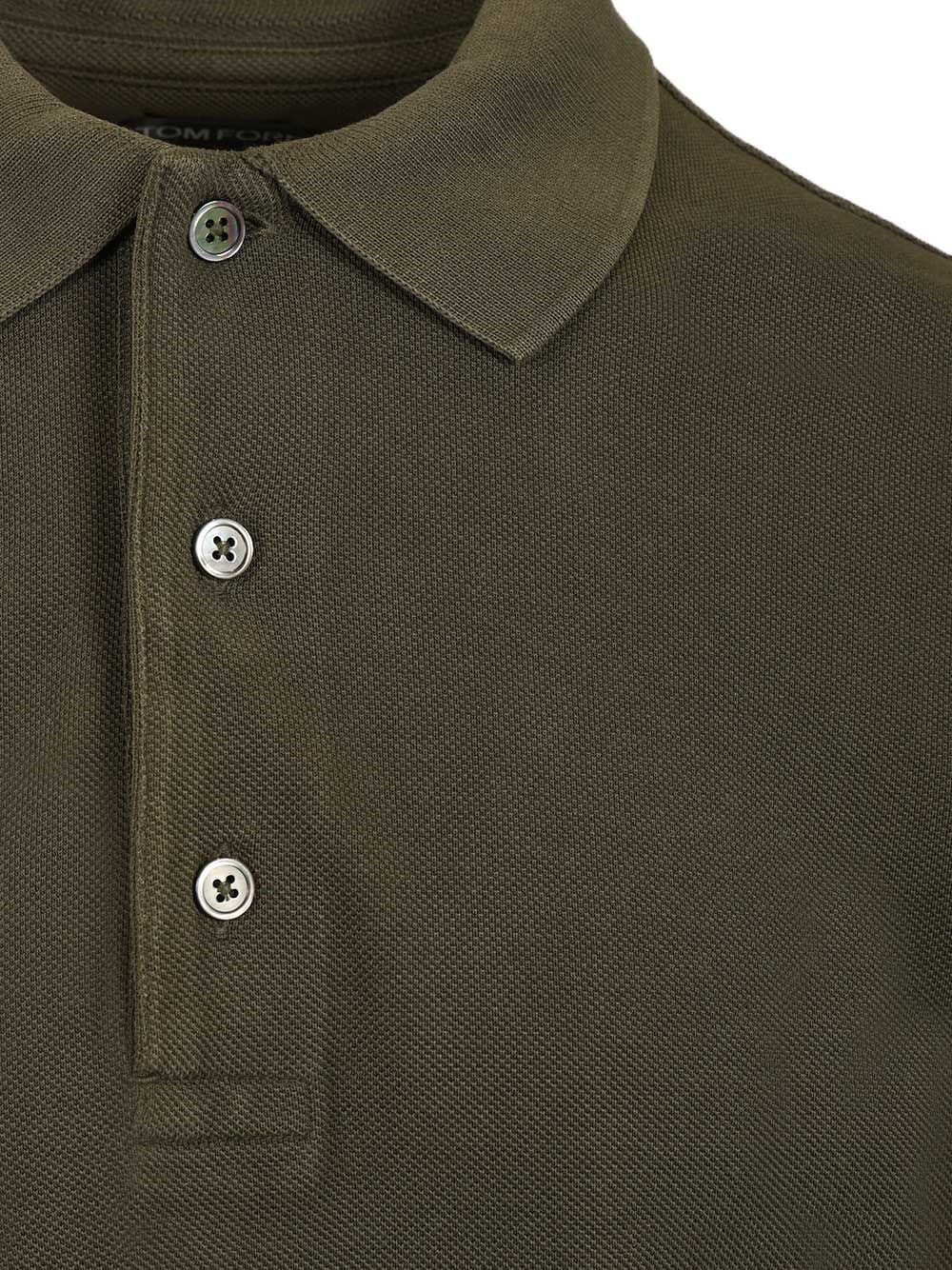 Tom Ford Men Cotton Piqué Polo Shirt TOM FORD