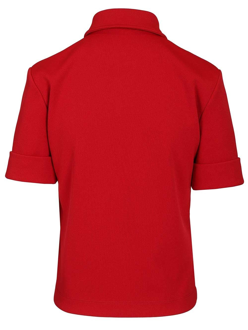 Miu Miu Women Technical Jersey Polo Shirt MIU MIU