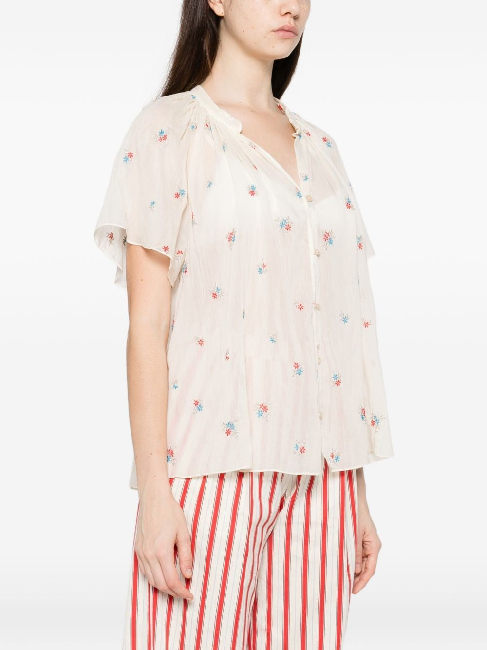 Forte_Forte Women Camicia Bohemienne Voile Ricamo Petite Fleur FORTE FORTE