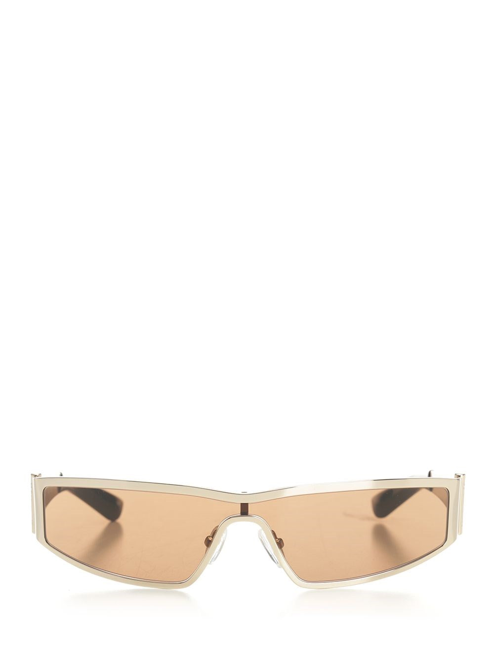 Mcqueen Women Metal Sunglasses In Light Gold ALEXANDER MCQUEEN