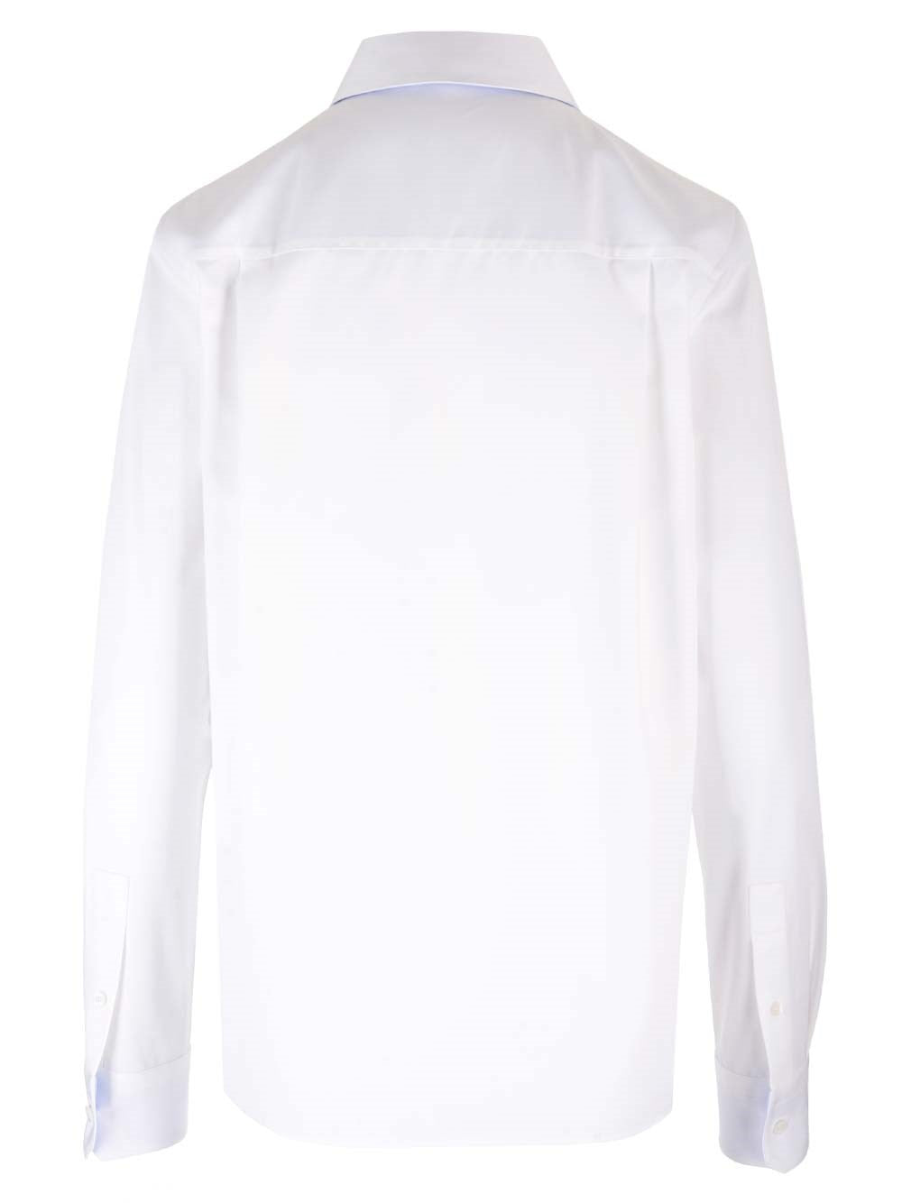 Loewe Women White Cotton Twill Shirt LOEWE
