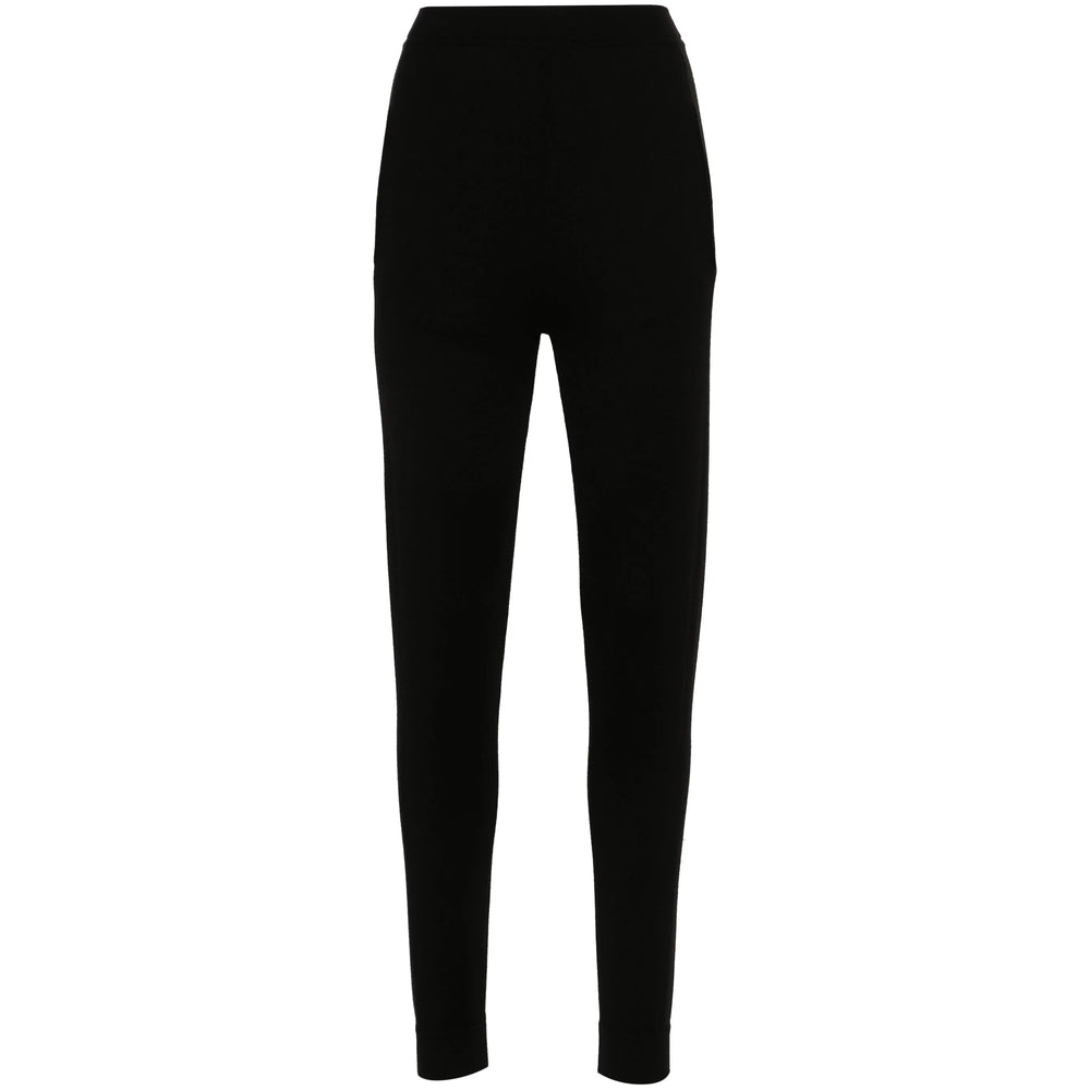 Saint Laurent Black Trousers - Track Pants Women SAINT LAURENT