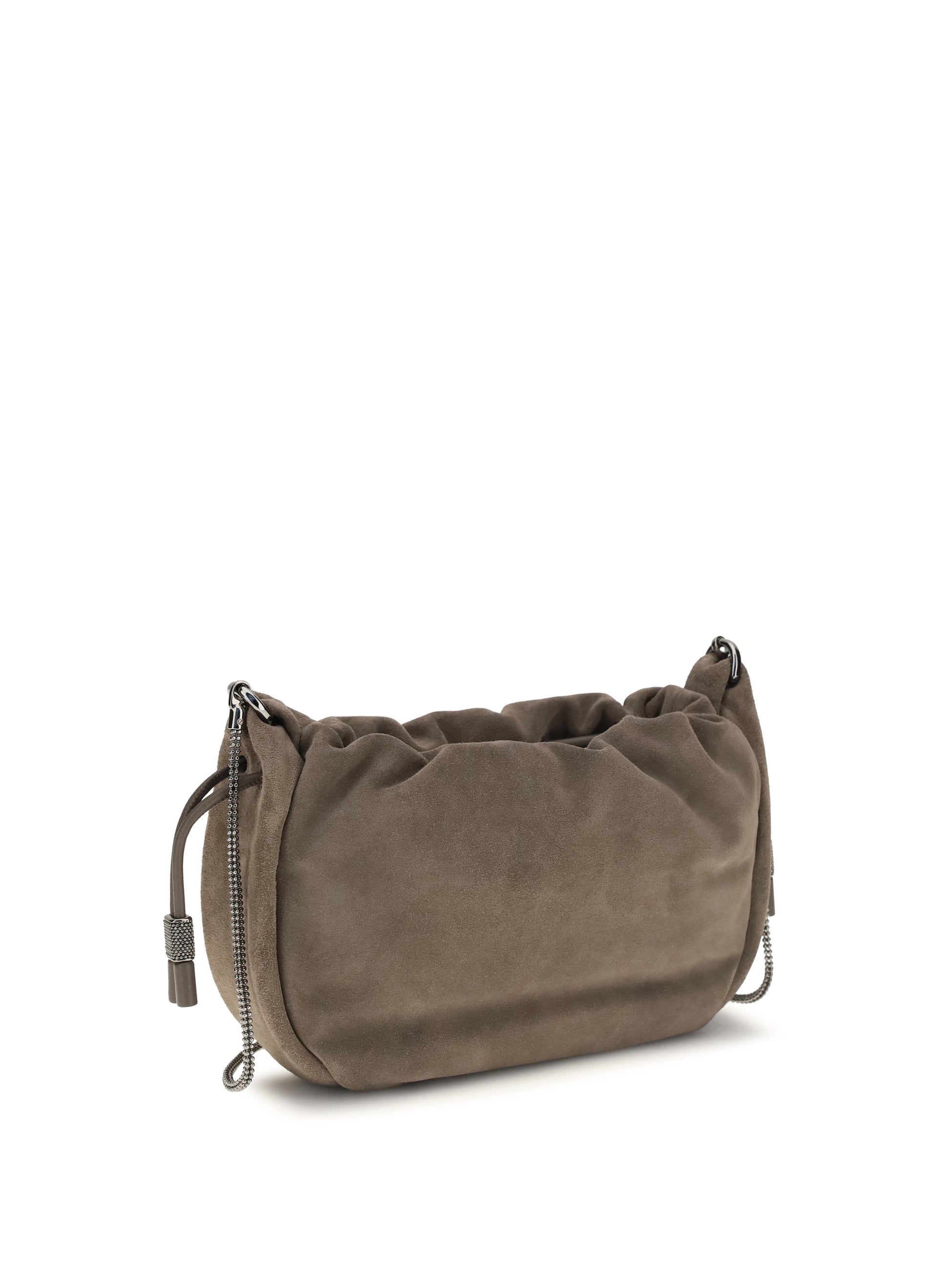 Brunello Cucinelli Women Suede Shoulder Bag BRUNELLO CUCINELLI