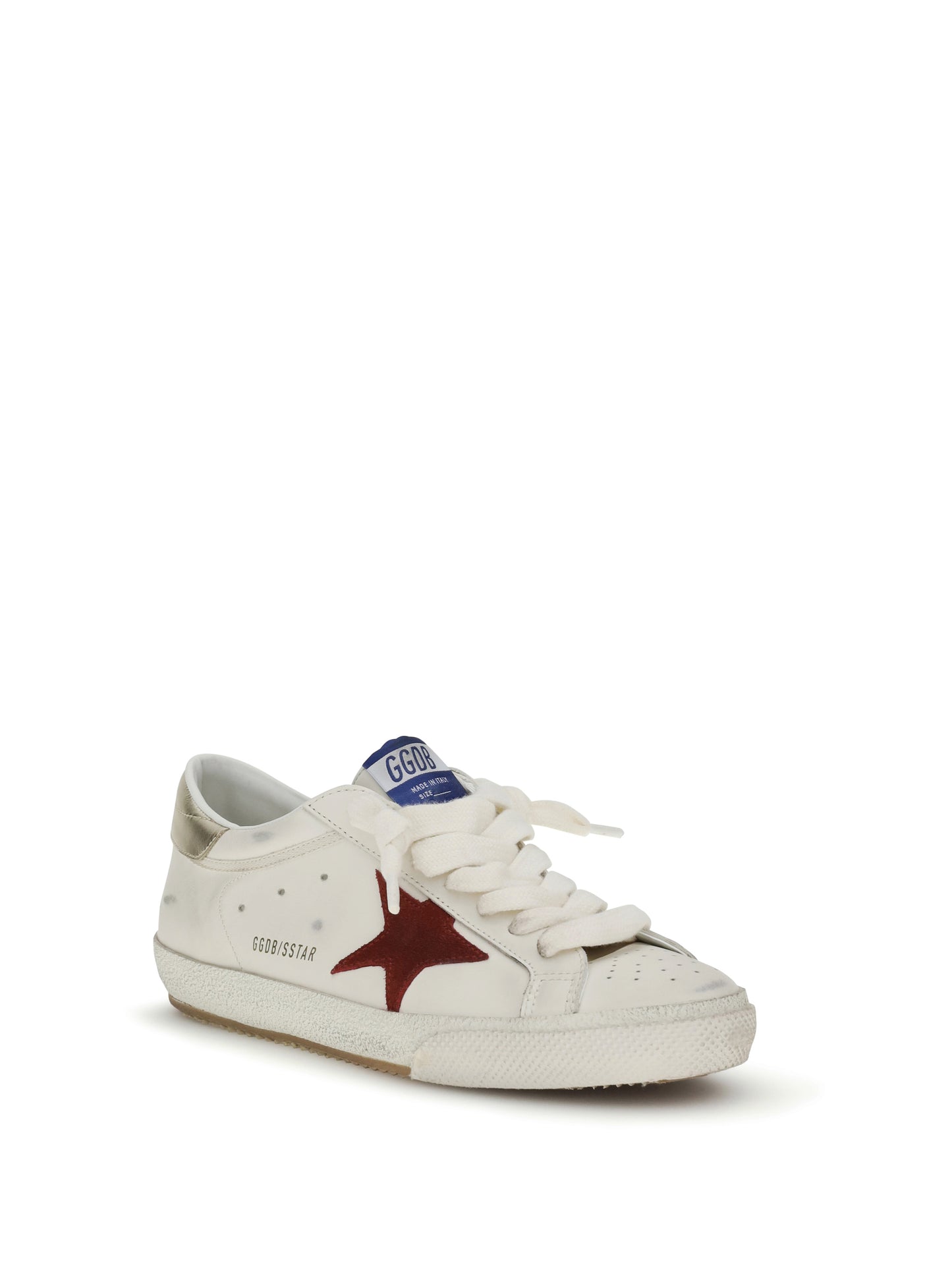 Golden Goose Men Leather Super Star Sneakers GOLDEN GOOSE