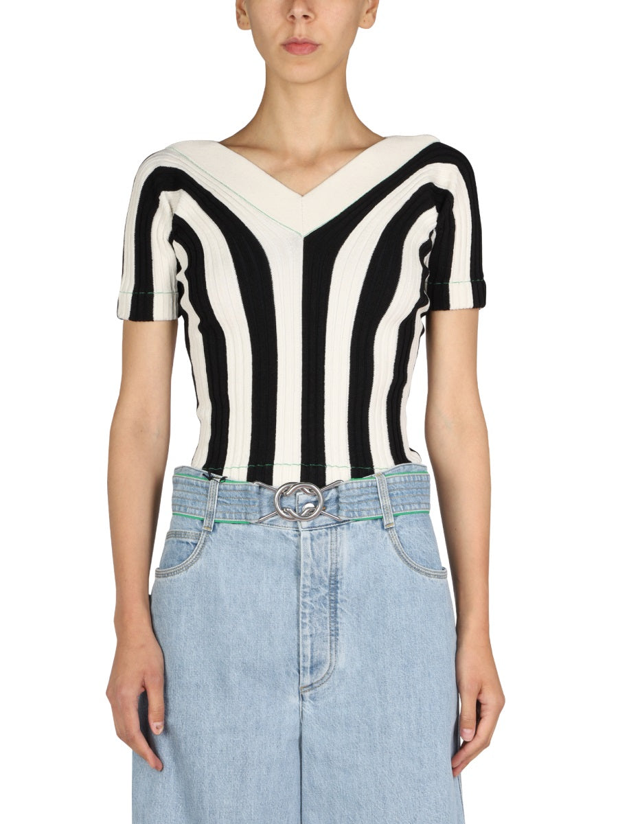Bottega Veneta Women Striped Pattern Top BOTTEGA VENETA