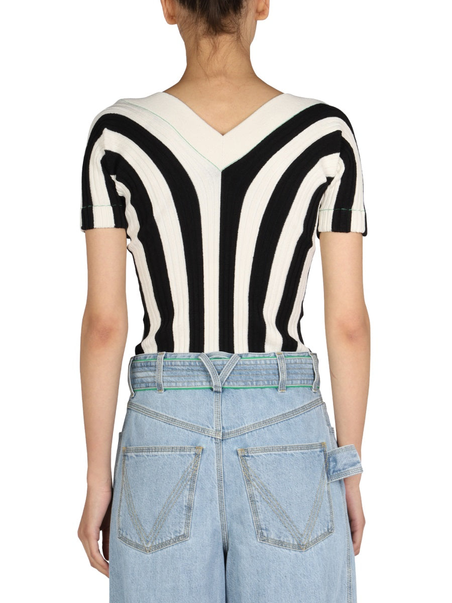 Bottega Veneta Women Striped Pattern Top BOTTEGA VENETA