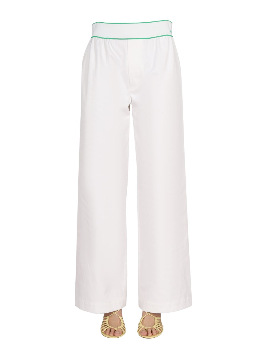 Bottega Veneta Women Cotton Twill Trousers BOTTEGA VENETA