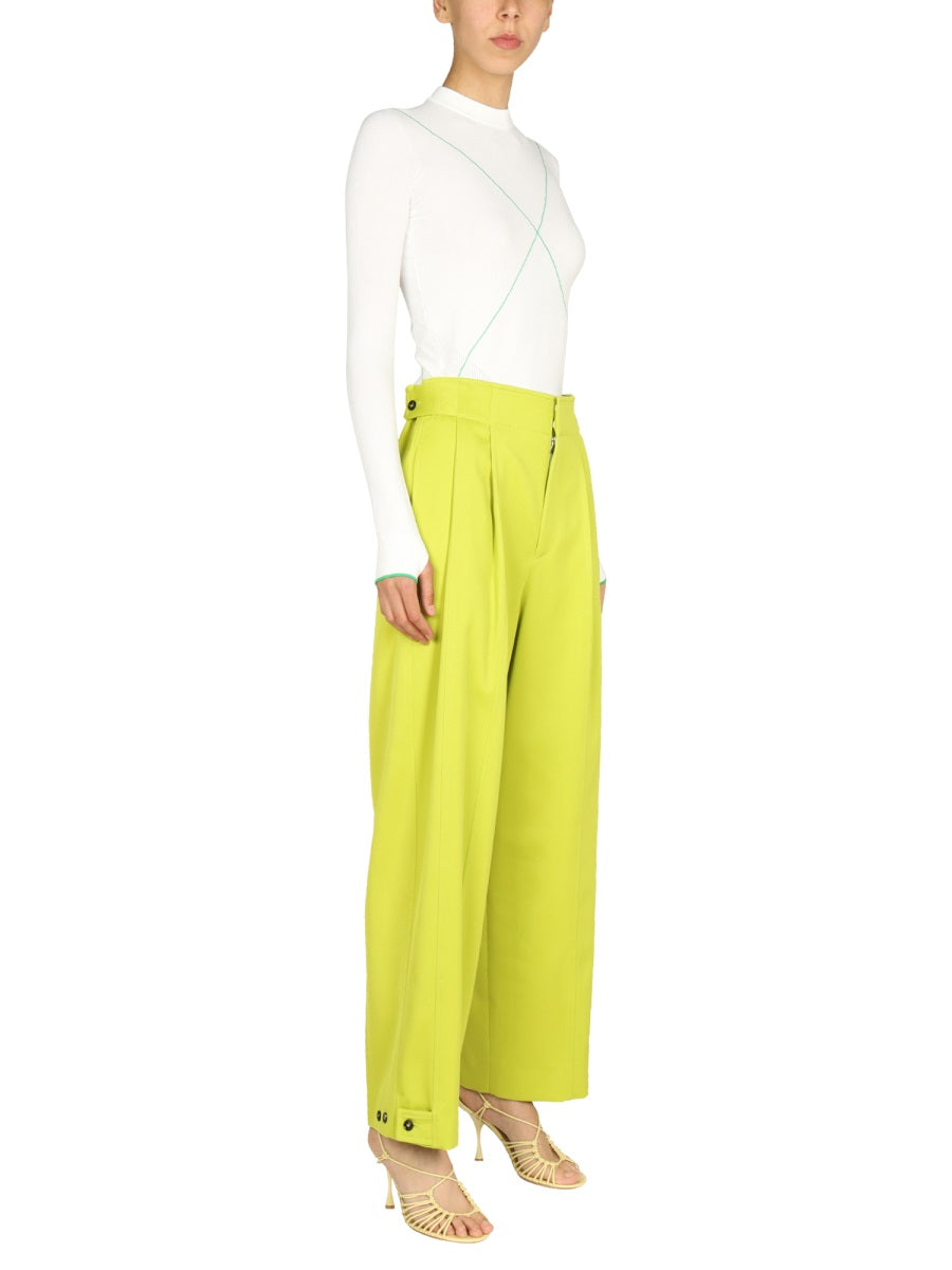 Bottega Veneta Women Contrasting Seams Sweater BOTTEGA VENETA