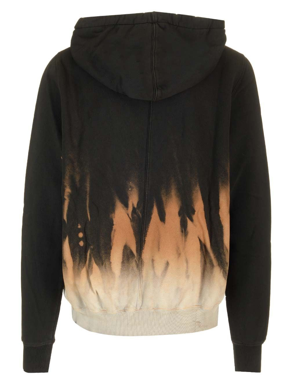 Rick Owens Drkshdw Men Cotton Hoodie Sun Flame RICK OWENS