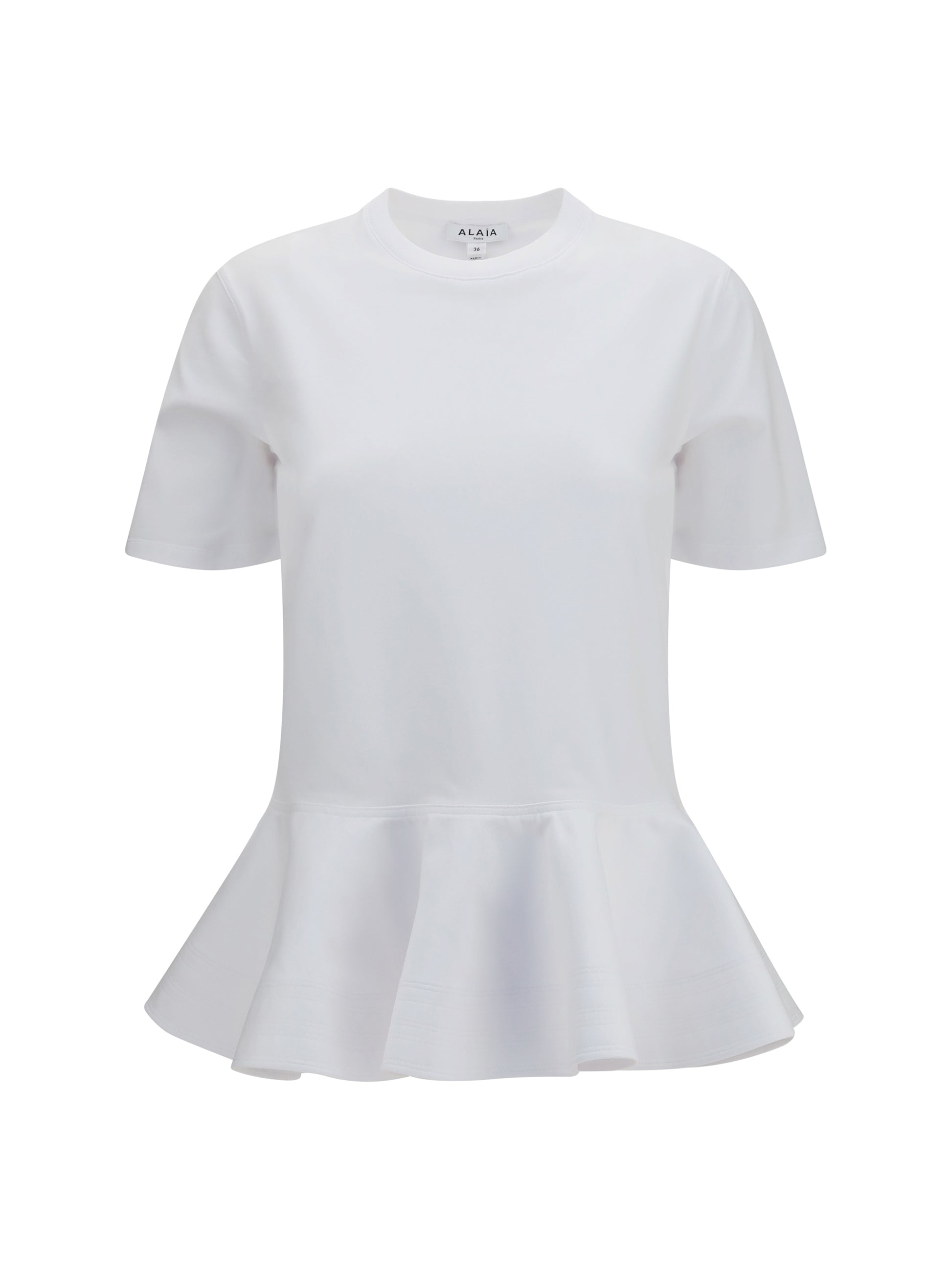Alaïa Women Cotton Jersey Crinoline T-Shirt ALAIA