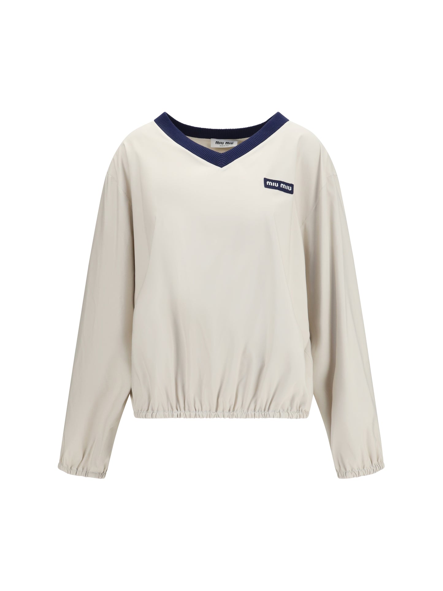 Miu Miu Women Pongé Tec Sweatshirt MIU MIU