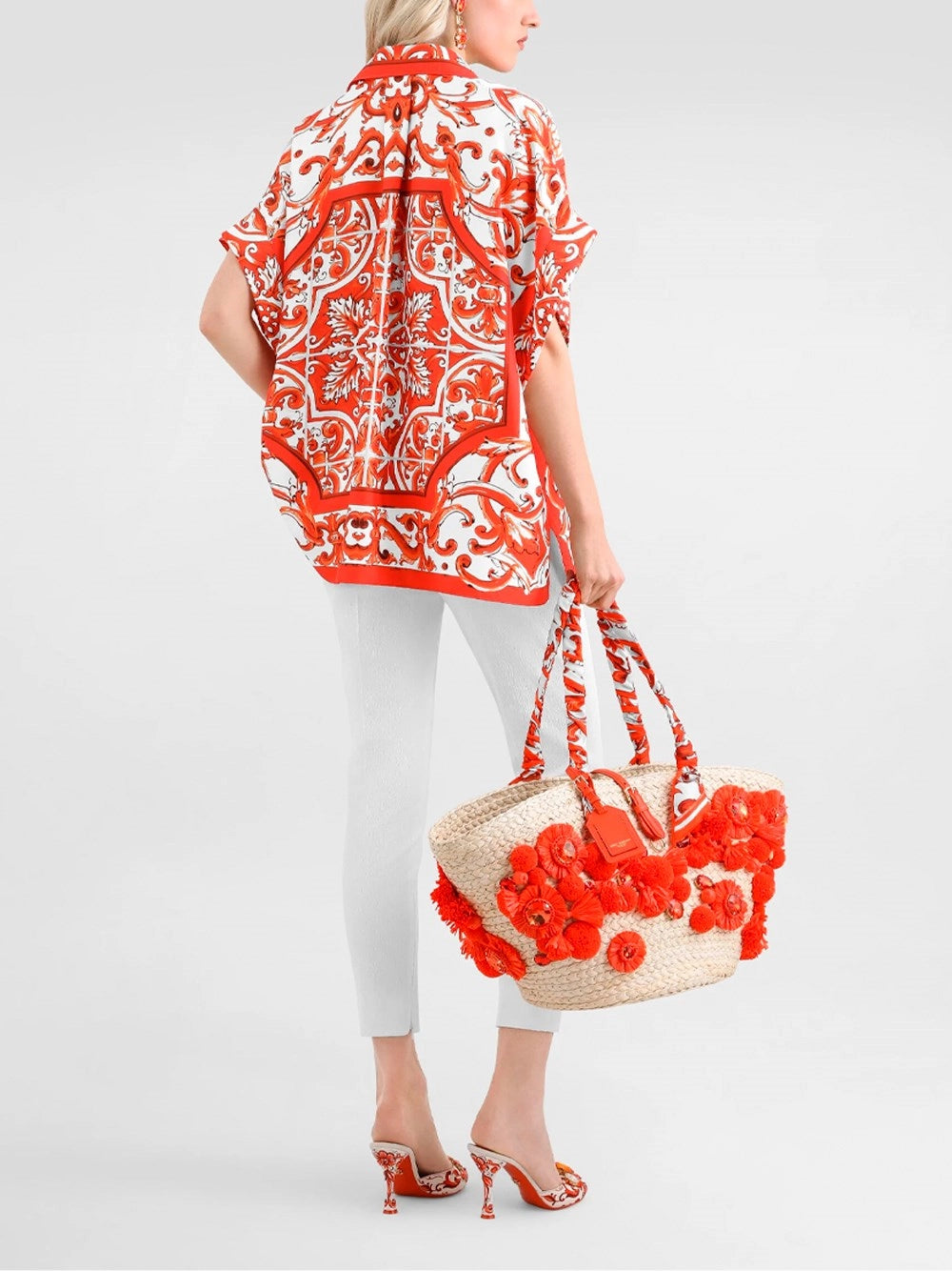 Dolce & Gabbana Women Maiolica-Print Shirt DOLCE & GABBANA