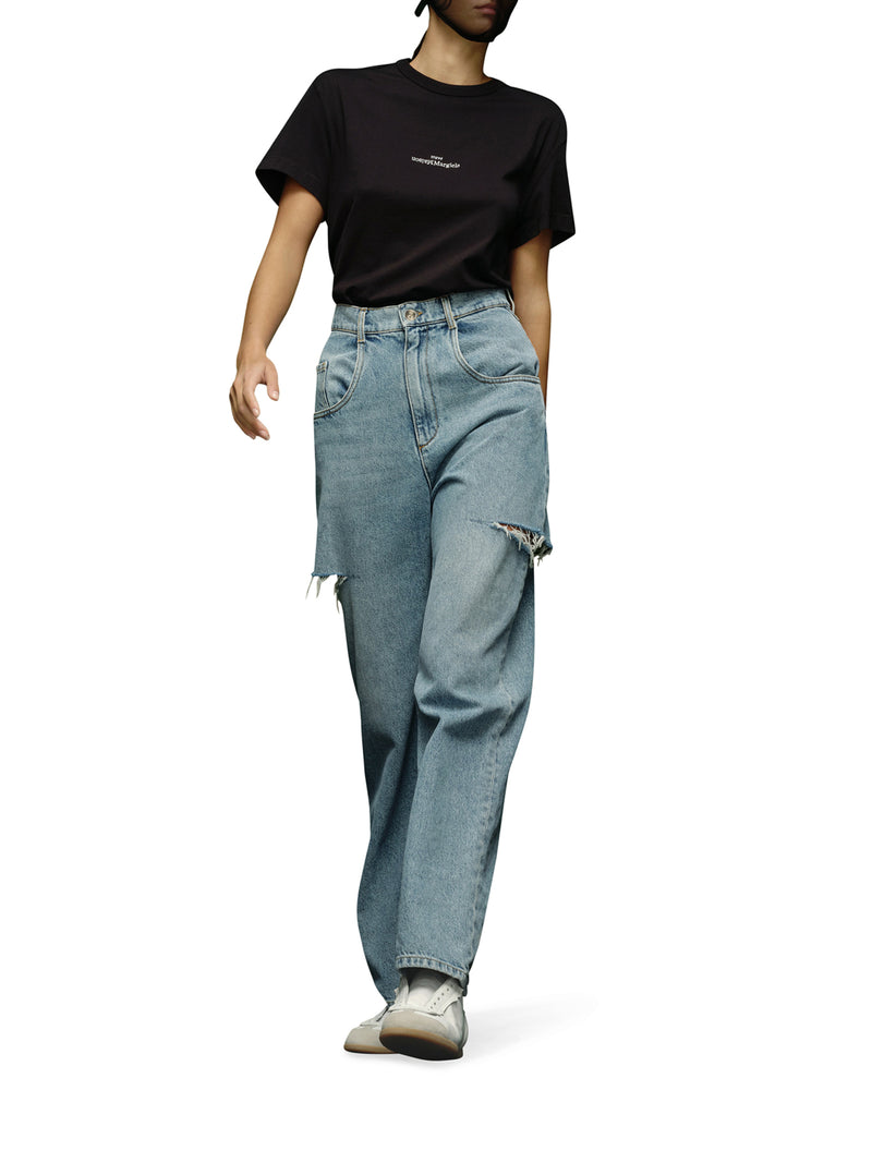 Maison Margiela Women Denim Jeans With Side Rips MAISON MARGIELA