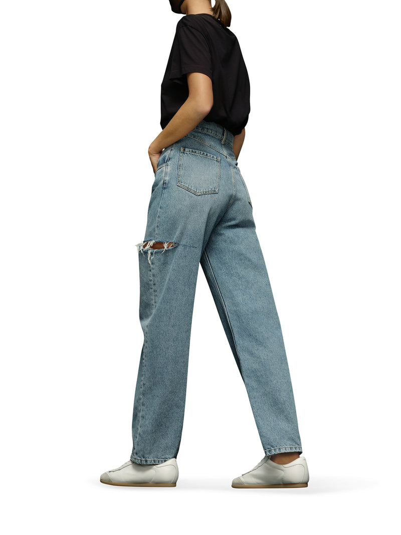Maison Margiela Women Denim Jeans With Side Rips MAISON MARGIELA