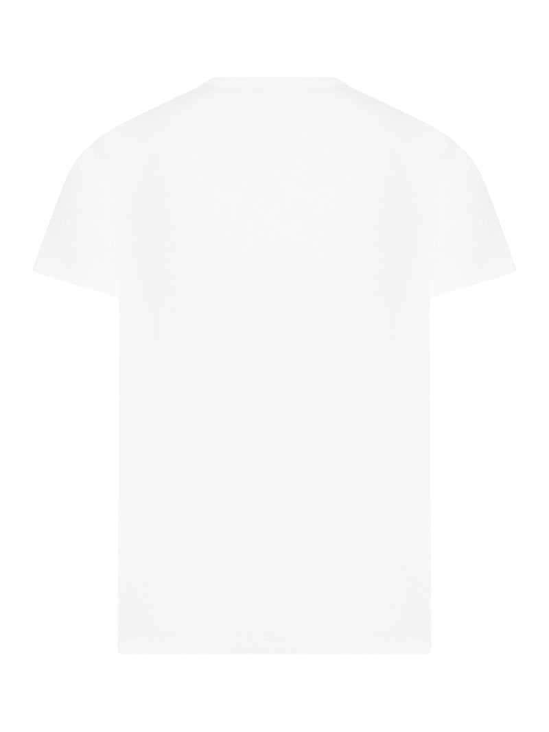 Maison Margiela Men Embroidered Upside-Down Logo T-Shirt MAISON MARGIELA
