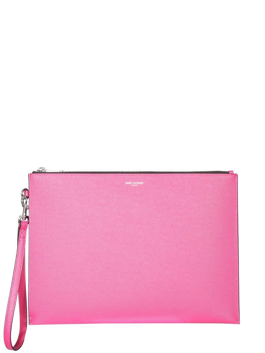Saint Laurent Men Zipper Tablet Holder SAINT LAURENT