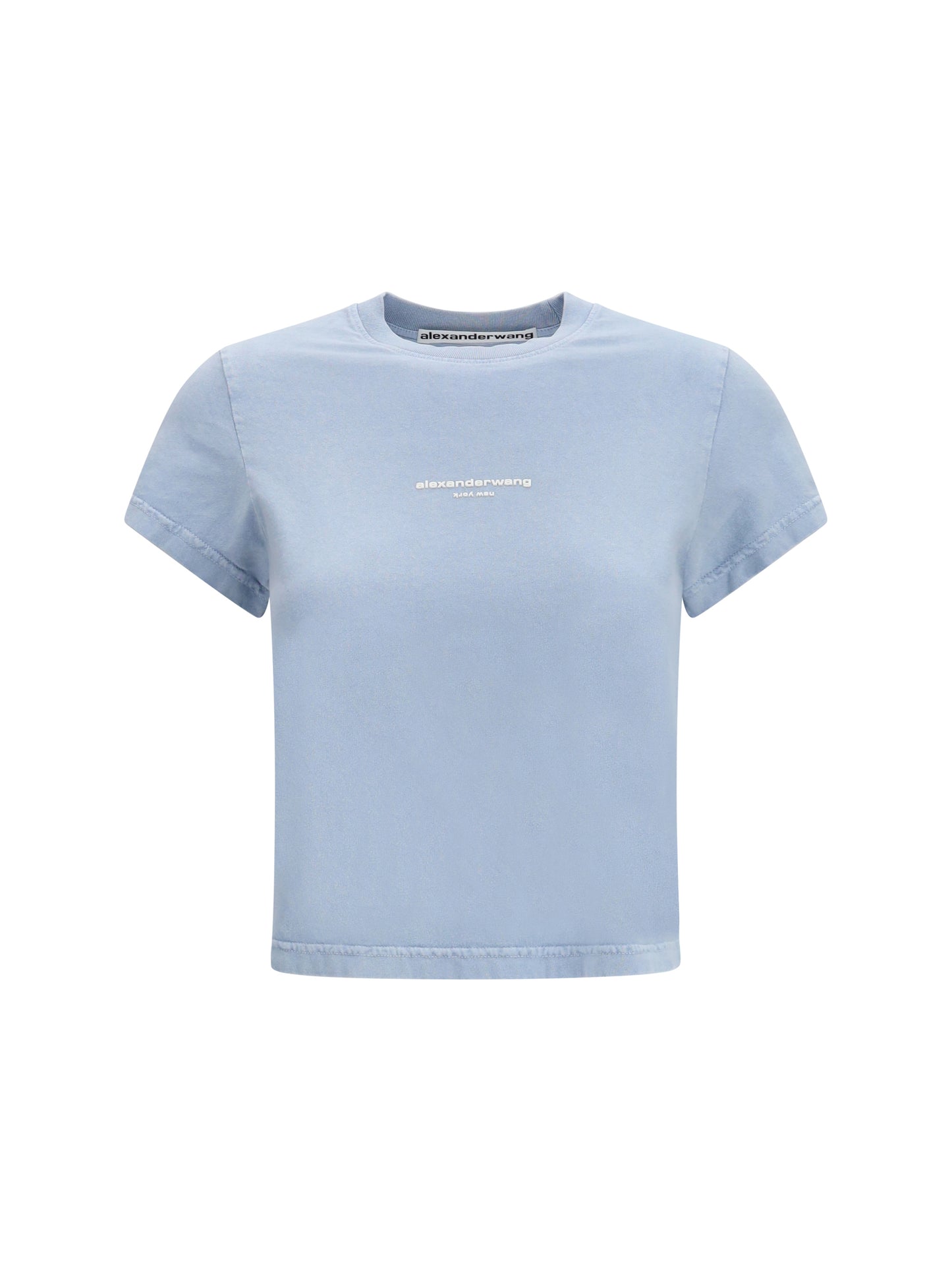 Alexander Wang Women Short-Sleeve T-Shirt With Central Logo Print ALEXANDER WANG