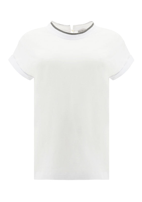 Brunello Cucinelli Women Cotton T-Shirt BRUNELLO CUCINELLI