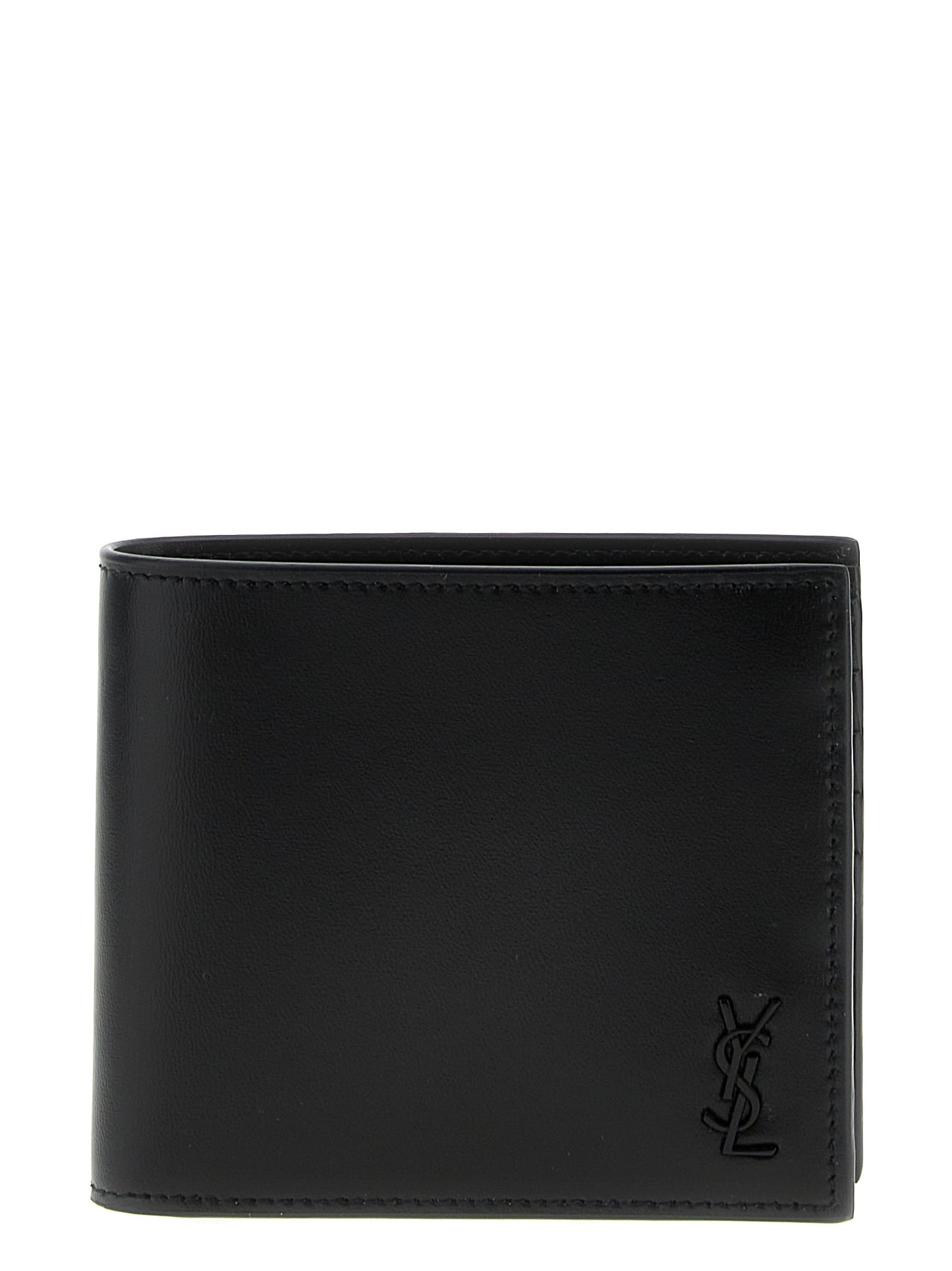 Saint Laurent Men Logo Leather Wallet SAINT LAURENT