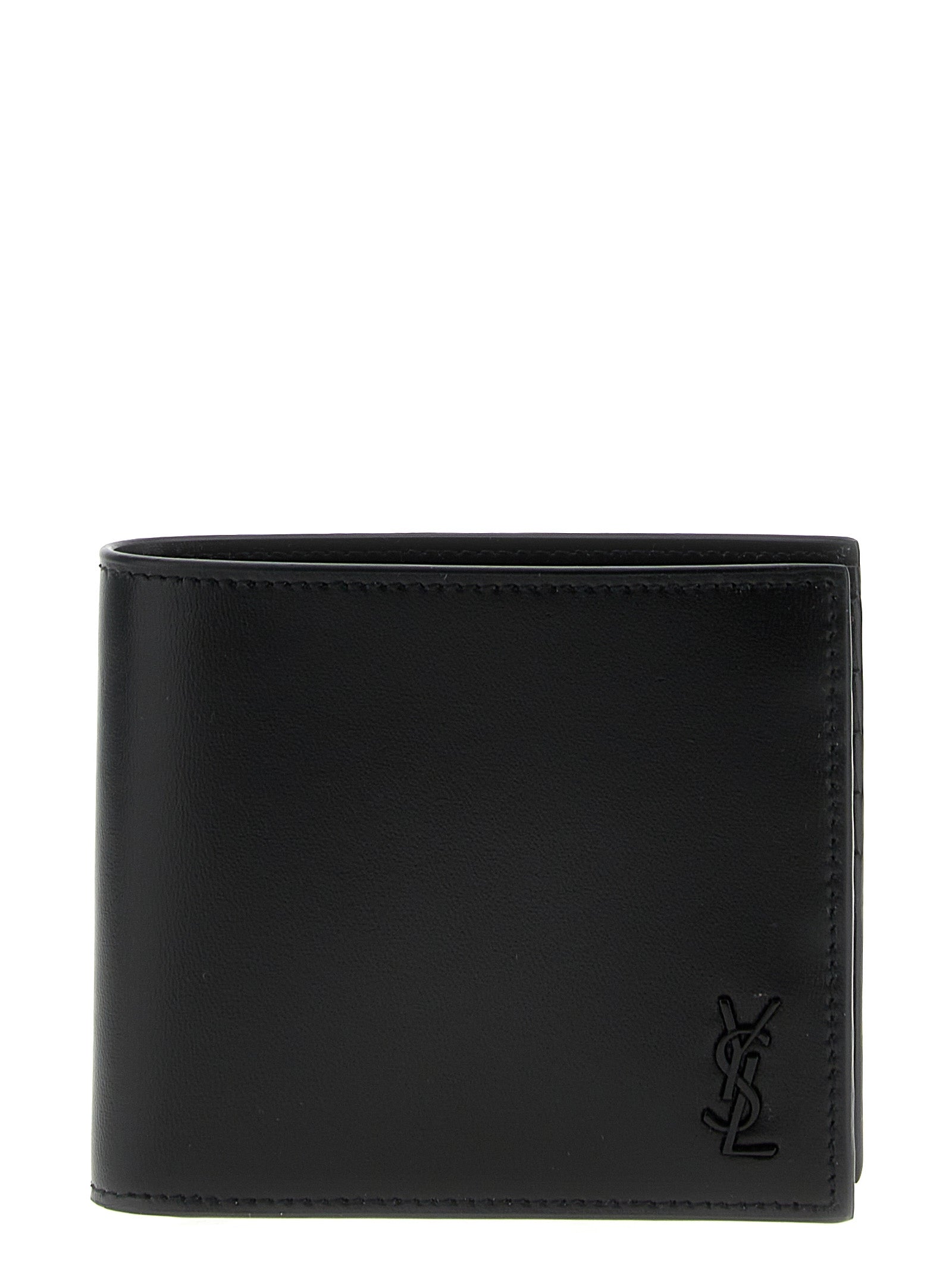 Saint Laurent Men Logo Leather Wallet SAINT LAURENT