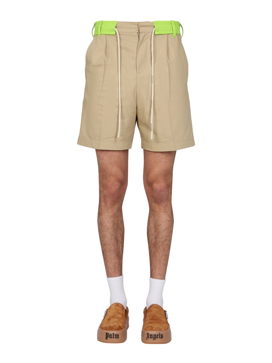Palm Angels Men Side Band Bermuda Shorts PALM ANGELS