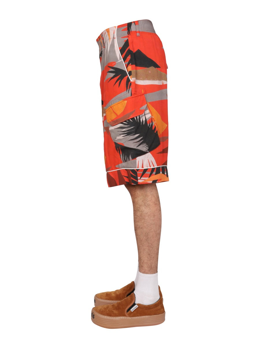 Palm Angels Men Cargo Bermuda Shorts PALM ANGELS