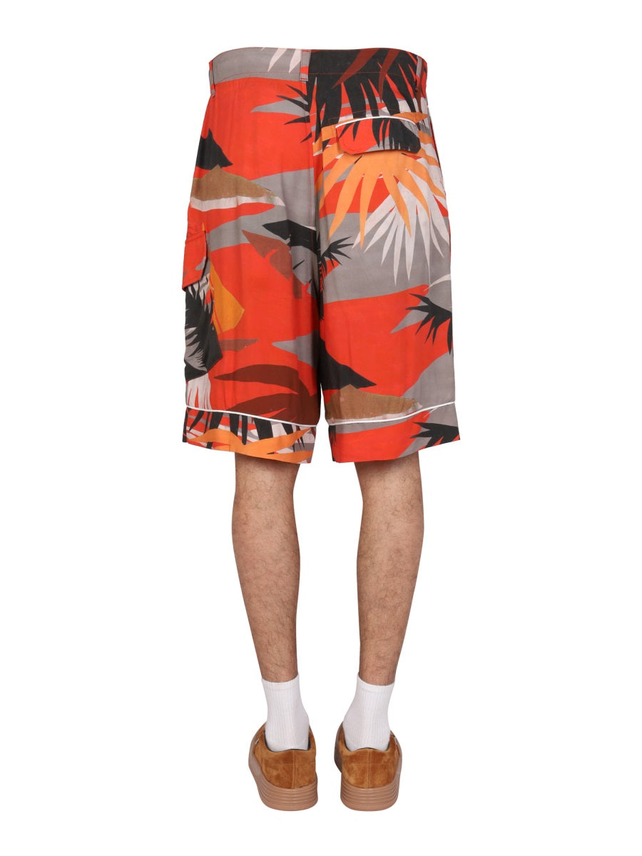 Palm Angels Men Cargo Bermuda Shorts PALM ANGELS