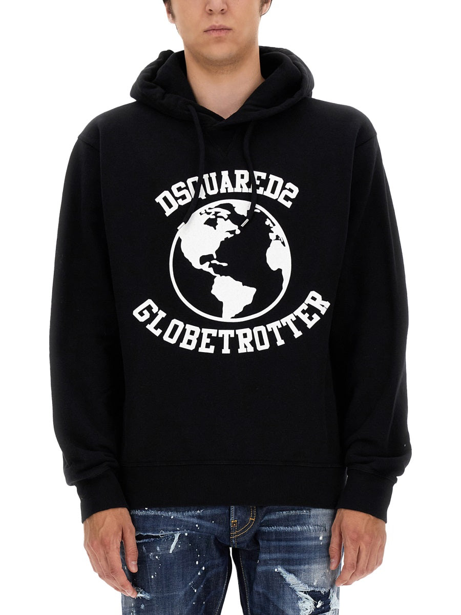 Dsquared Men Globetrotter Sweatshirt DSQUARED2
