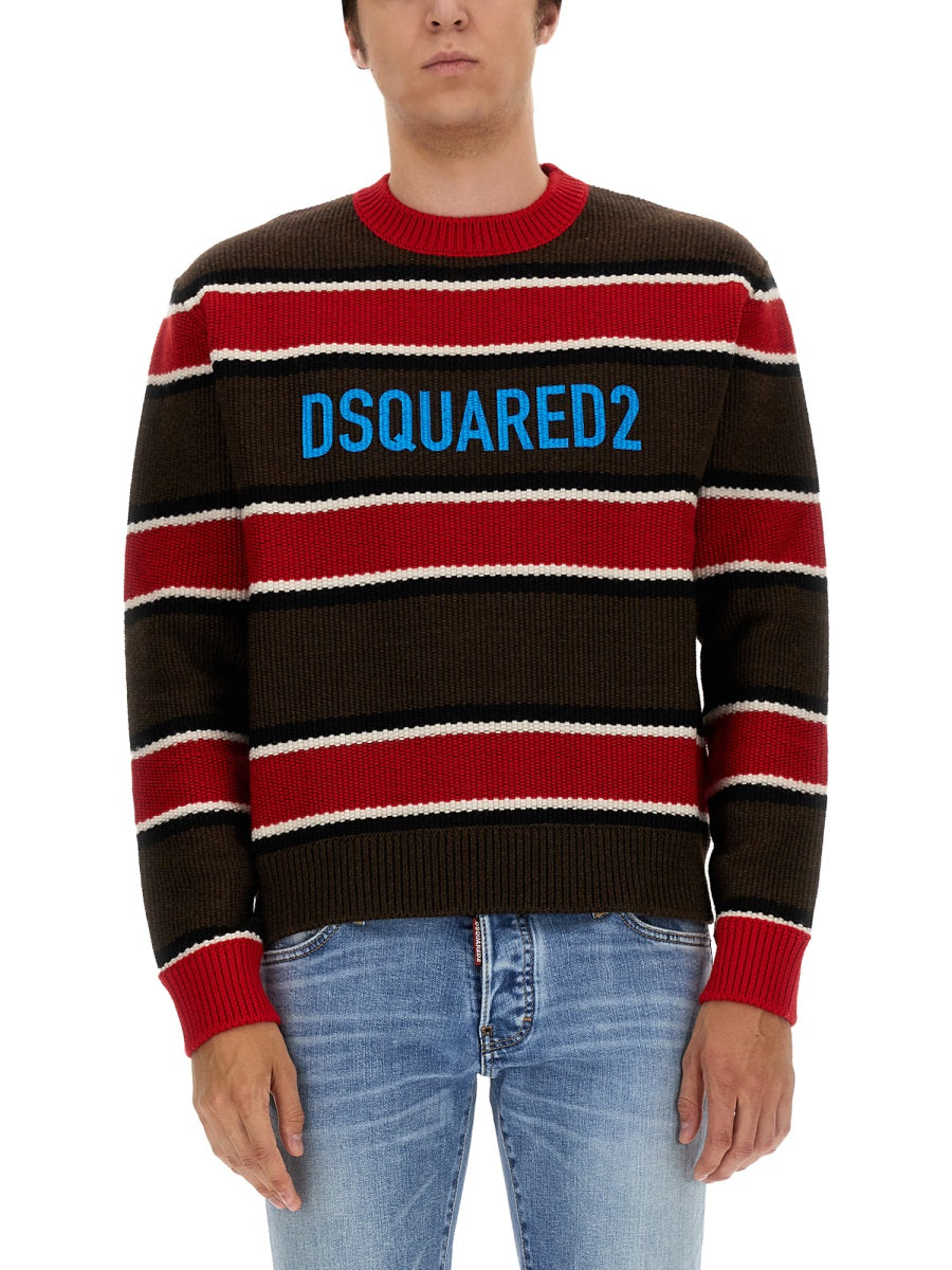 Dsquared Men Jersey With Logo DSQUARED2