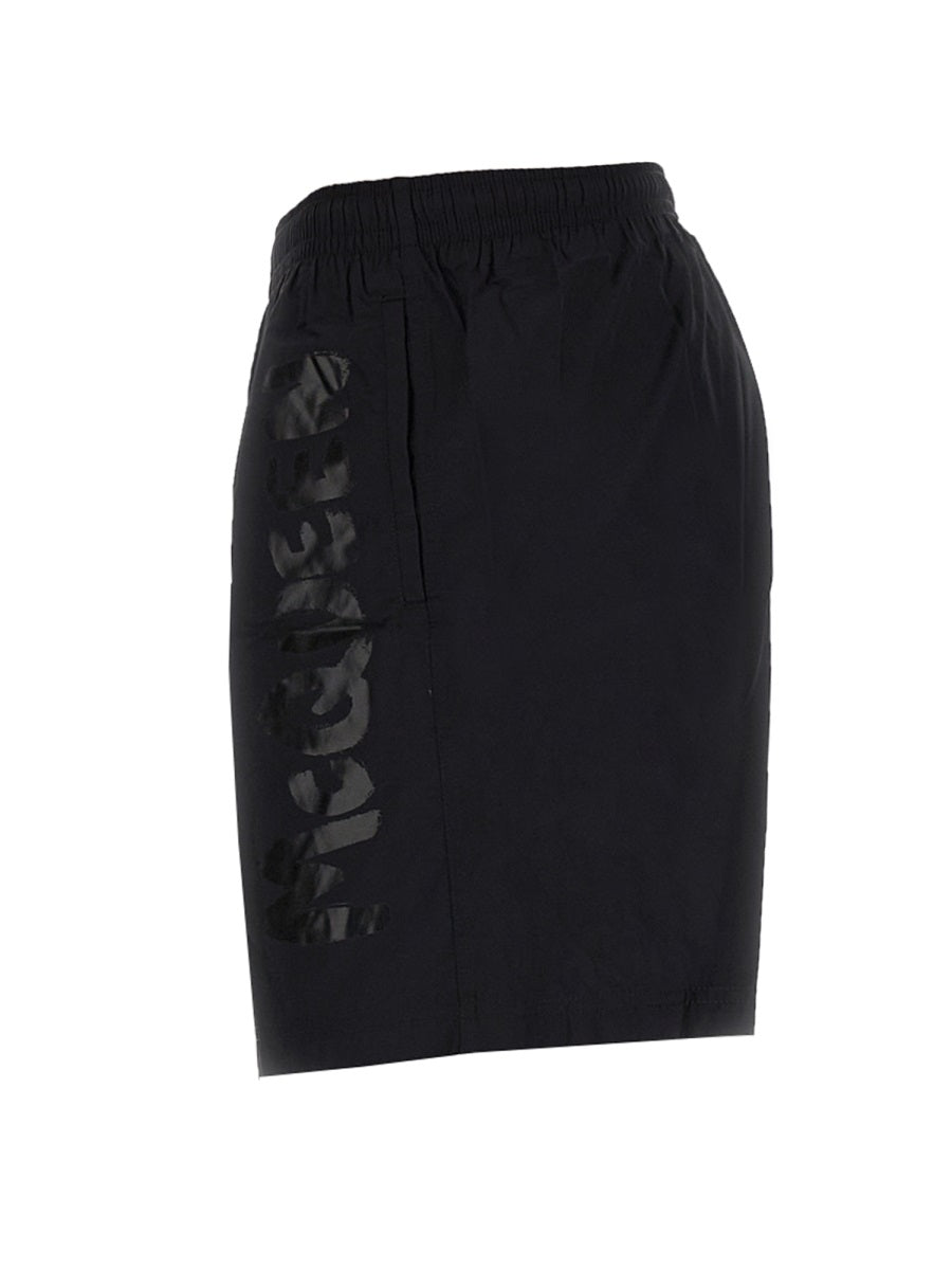 Alexander Mcqueen Men Graffiti Logo Swimsuit ALEXANDER MCQUEEN