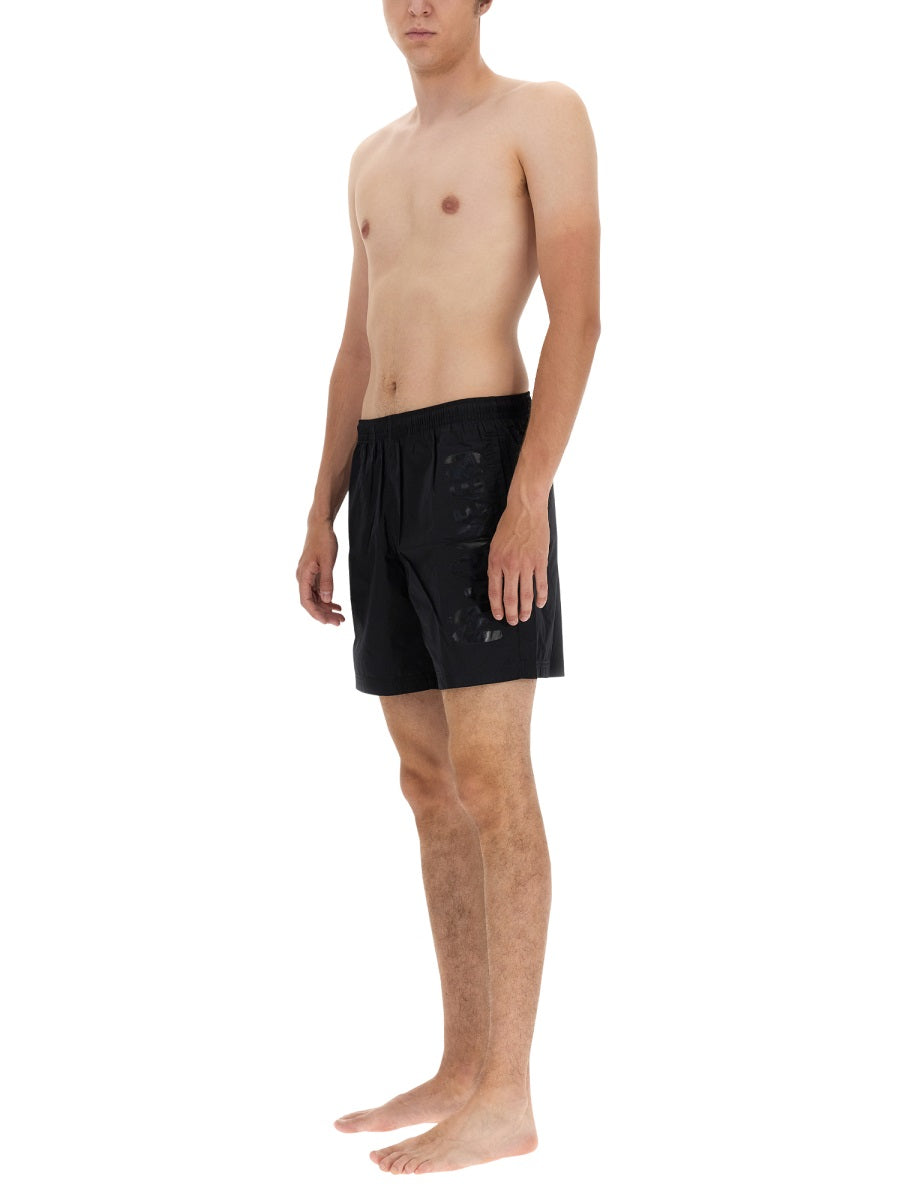 Alexander Mcqueen Men Graffiti Logo Swimsuit ALEXANDER MCQUEEN