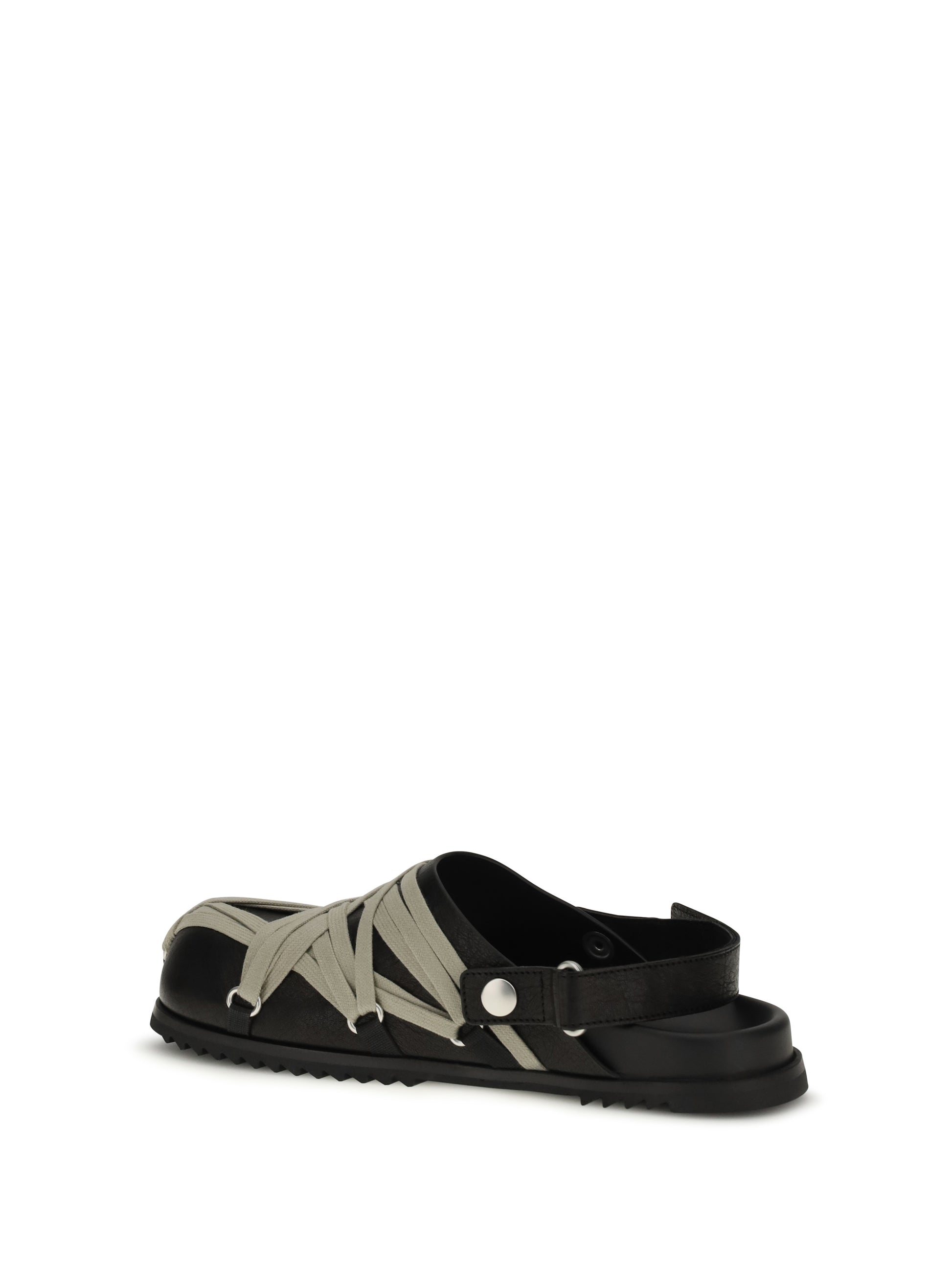 Rick Owens Women Megalace Leather Mules RICK OWENS