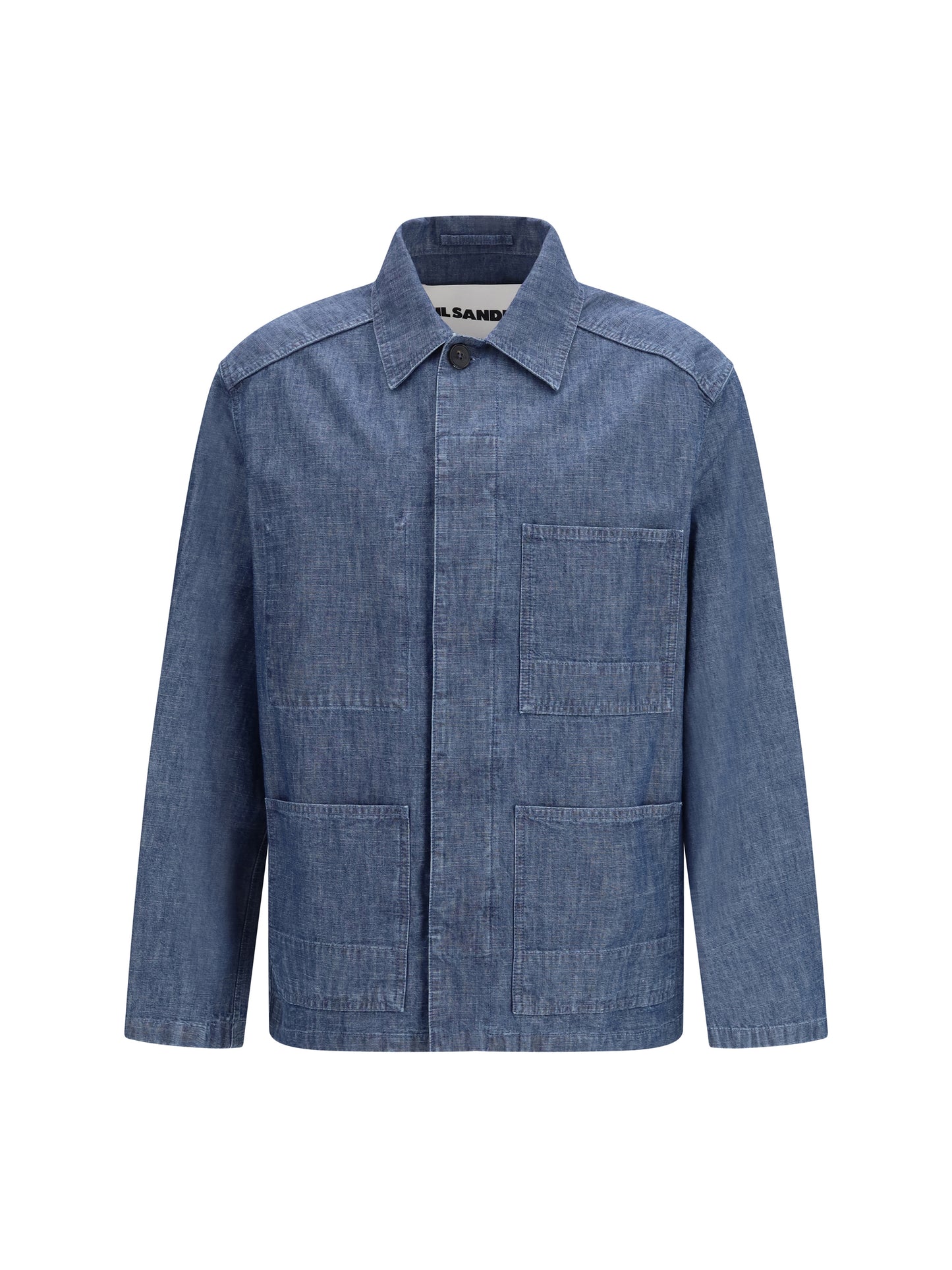 Jil Sander Men Patch-Pocket Chambray Overshirt JIL SANDER