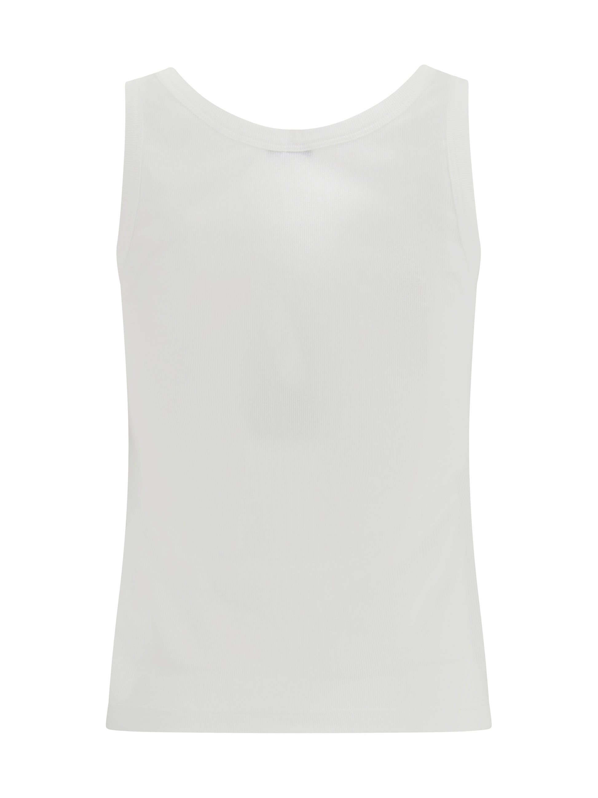 Versace Women Tank Top In Cotton Rib Stretch VERSACE