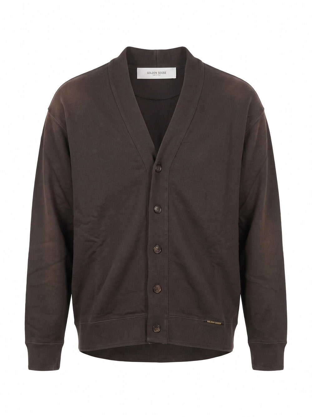 Golden Goose Men Garment Dyed Cardigan GOLDEN GOOSE